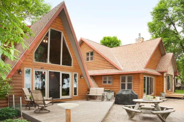 A-frame timber frame homes