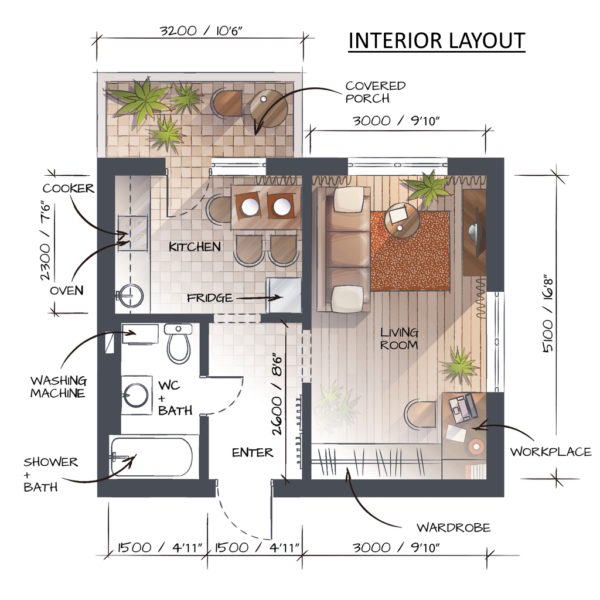 interior designer floor plan